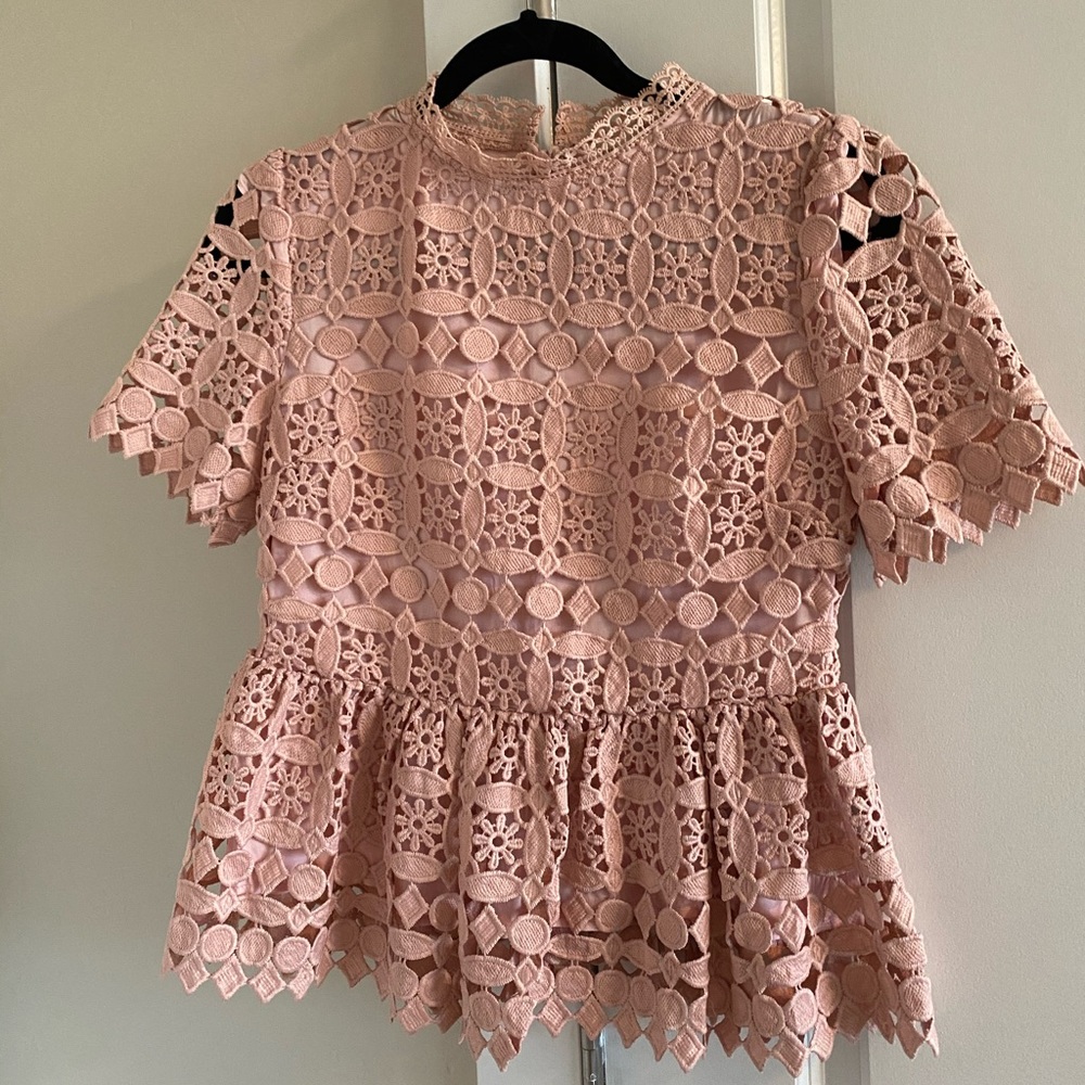 Rachel Parcell Floral Peplum